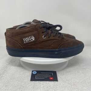 Vans Skate Half Cab x Nick Michel Shoes Suede Brown Blue VN0A5KYABF1 Men’s 9.5